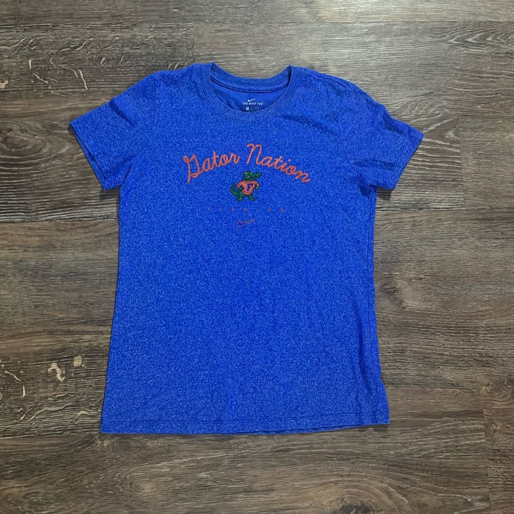 Nike Florida gators dri-fit, fitted women tee medium